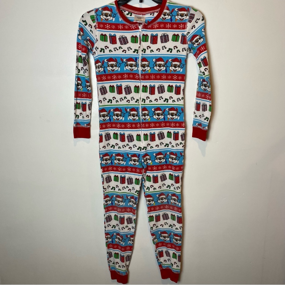 Buc-ees Youth Small Christmas One Piece Pajama Set Unisex Holiday